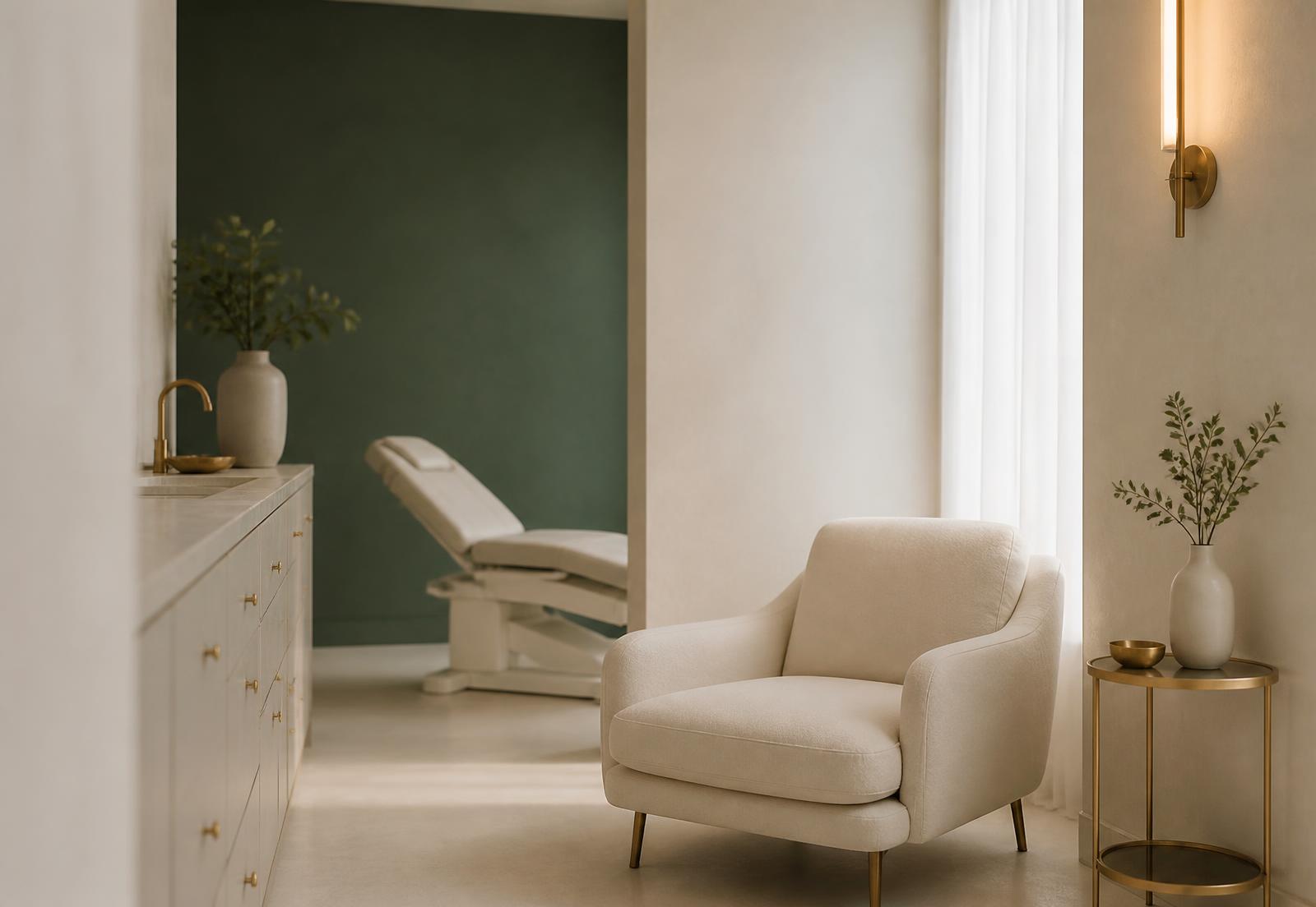 Interior of an ORCA Clinics private treatment room